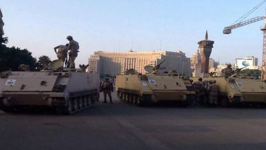 إغلاق التحرير استعدادًا لمسيرات أنصار مرسي 